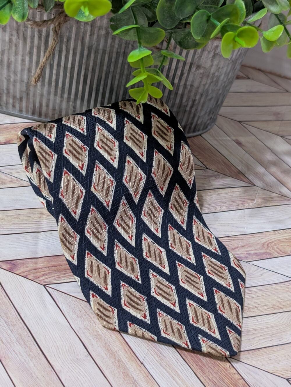 Peter Thomas By Superba Men’s Necktie 100% Imported Silk Neck Tie Diamond